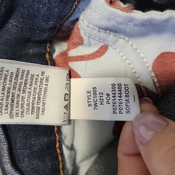 Lucky Brand Sofia Bootcut Midrise Ankle 10 Regular Blue - Picture 5 of 5